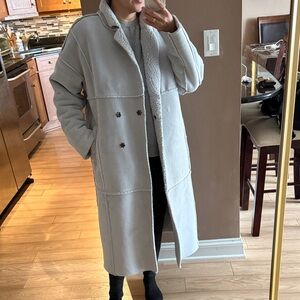 Women's Gray Long Coat